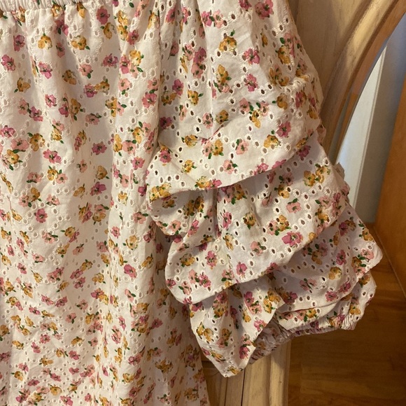 Eyelet Off The Shoulder Top - Picture 5 of 8